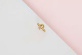 18ct. Yellow Gold Ring - Yellow Topaz - Size 59