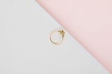 18ct. Yellow Gold Ring - Yellow Topaz - Size 59