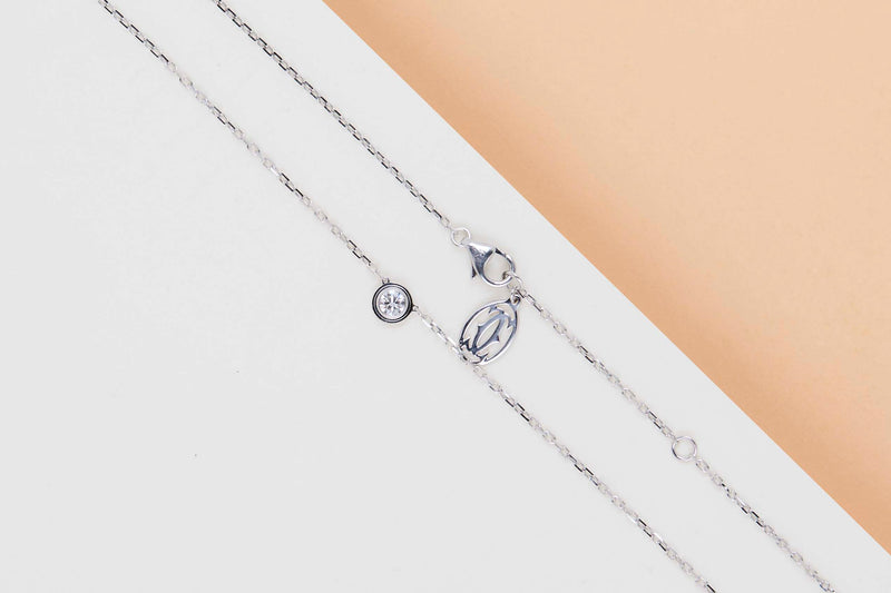 D'amour Necklace Large - White Gold - B&P