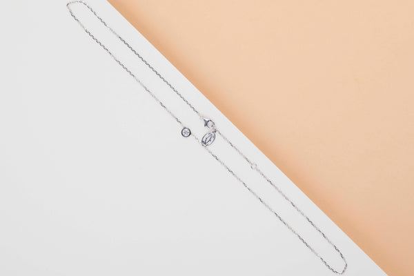 D'amour Necklace Large - White Gold - B&P