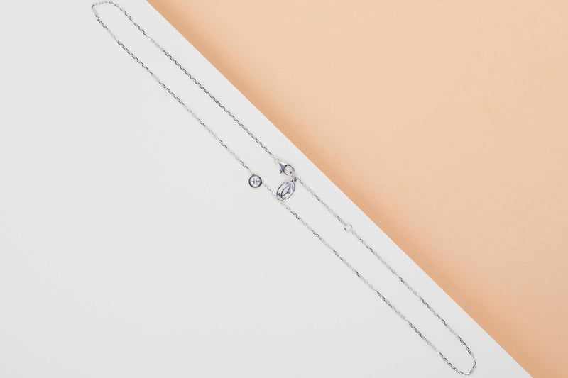 D'amour Necklace Large - White Gold - B&P