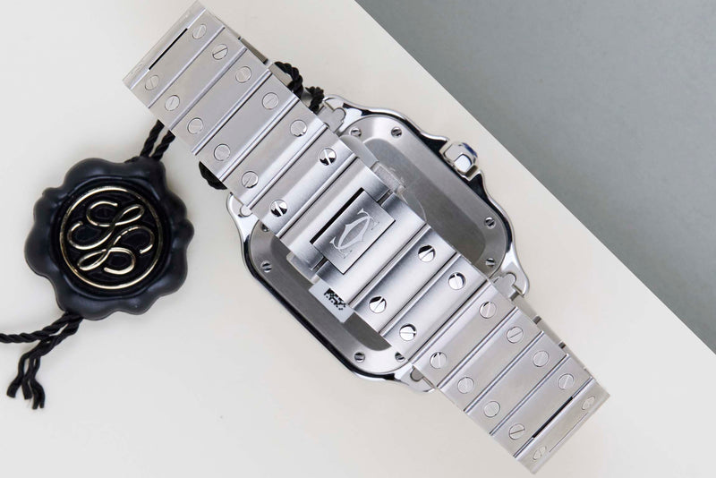 Santos Medium 'White Roman Dial'