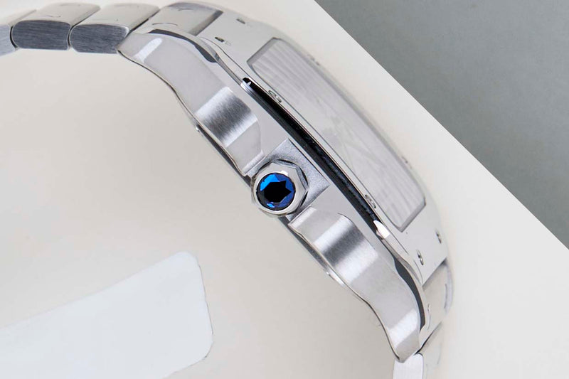Santos Medium 'White Roman Dial'