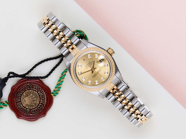Datejust 26 'Champagne Diamond Dial - Jubilee'