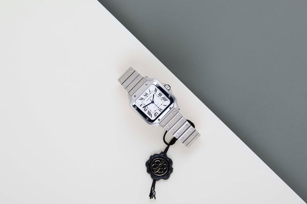 Santos Medium 'White Roman Dial'