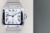 Santos Medium 'White Roman Dial'