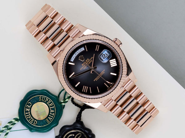 Day-Date 40 'Ombre Oscar Dial - Everose'