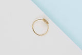 18ct. Yellow Gold Ring - Diamonds - Size 54