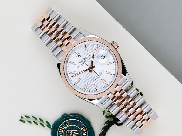 Datejust 36 'Silver Fluted Motif Dial - Jubilee'