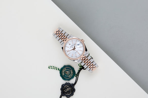 Datejust 36 'Silver Fluted Motif Dial - Jubilee'