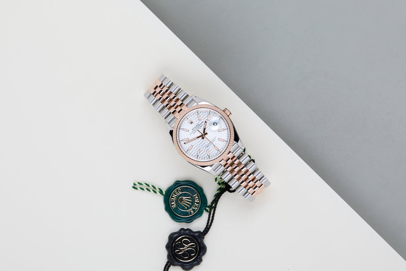 Datejust 36 'Silver Fluted Motif Dial - Jubilee'