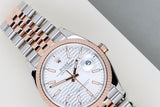 Datejust 36 'Silver Fluted Motif Dial - Jubilee'