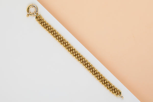18ct. Yellow Gold Bracelet - 21CM