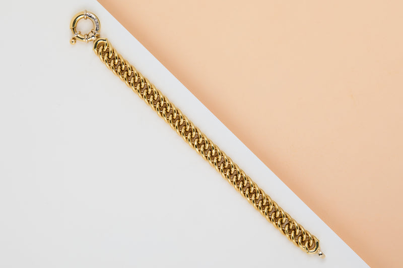18ct. Yellow Gold Bracelet - 21CM