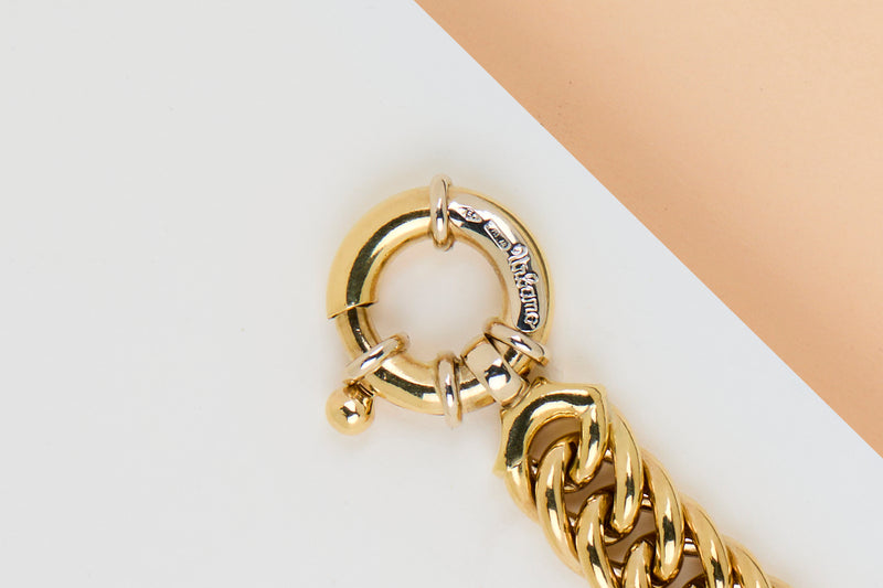 18ct. Yellow Gold Bracelet - 21CM