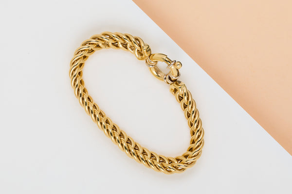 18ct. Yellow Gold Bracelet - 21CM