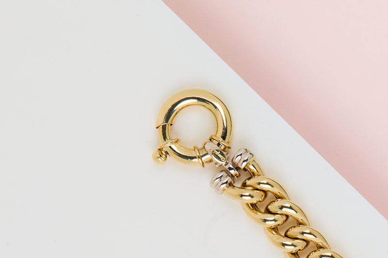 18ct. Yellow Gold Bracelet - 20.5CM