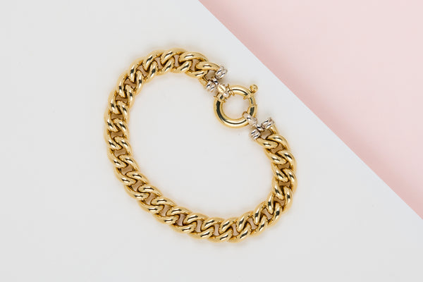 18ct. Yellow Gold Bracelet - 20.5CM