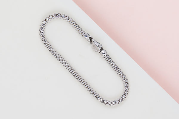 Vendome Bracelet - White Gold - 21CM