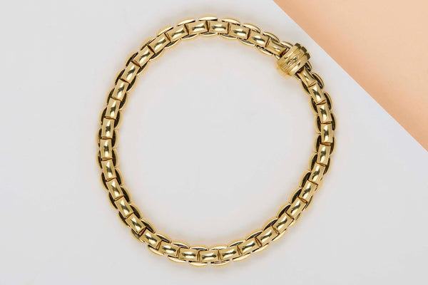 18ct. Fope Flex'it Bracelet - Yellow Gold