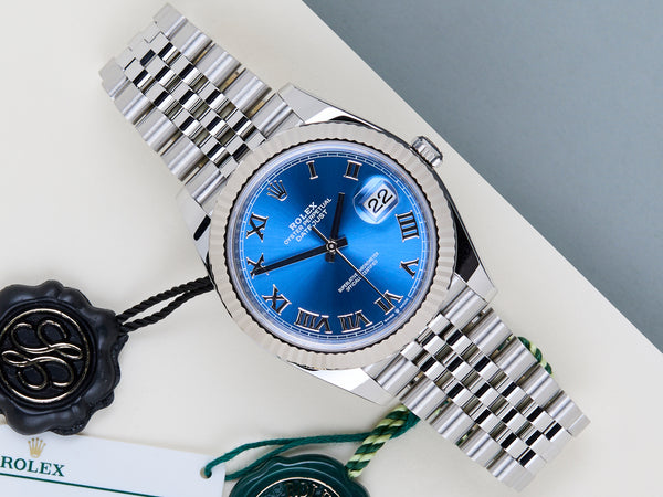 Datejust 41 'Azzurro Blue Dial - Jubilee'