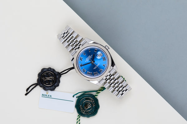 Datejust 41 'Azzurro Blue Dial - Jubilee'