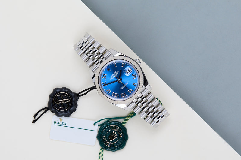 Datejust 41 'Azzurro Blue Dial - Jubilee'