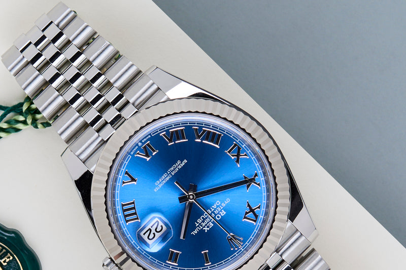 Datejust 41 'Azzurro Blue Dial - Jubilee'