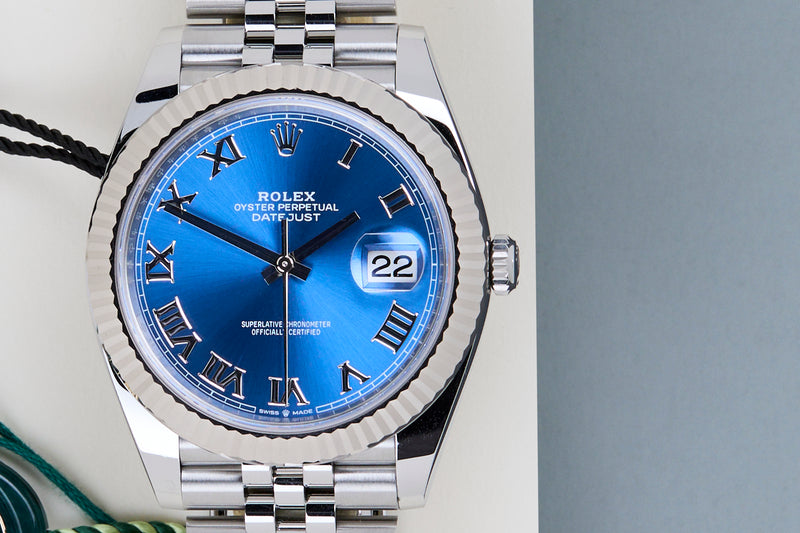 Datejust 41 'Azzurro Blue Dial - Jubilee'