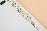 18ct. Yellow Gold Necklace & 0.21ct. Diamonds - 44 CM