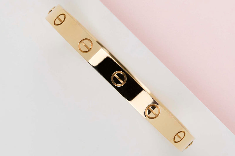 Love Bracelet - Yellow Gold - Size 16 - B&P