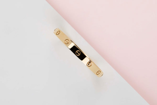 Love Bracelet - Yellow Gold - Size 16 - B&P