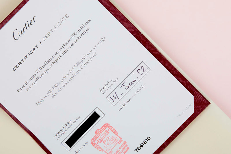 Love Bracelet - Yellow Gold - Size 16 - B&P