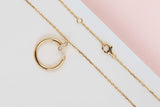 Juste Un Clou Diamond Necklace - Yellow Gold - 44CM - B&P