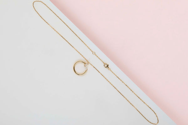 Juste Un Clou Diamond Necklace - Yellow Gold - 44CM - B&P