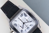Santos Extra Large Chronograph 'Silver Dial'