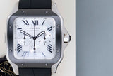 Santos Extra Large Chronograph 'Silver Dial'