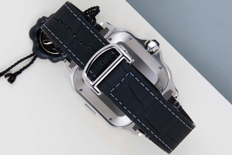 Santos Extra Large Chronograph 'Silver Dial'