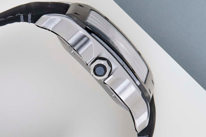 Santos Extra Large Chronograph 'Silver Dial'
