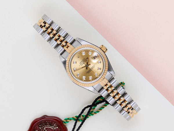 Datejust 26 'Champagne Diamond Dial - Jubilee'