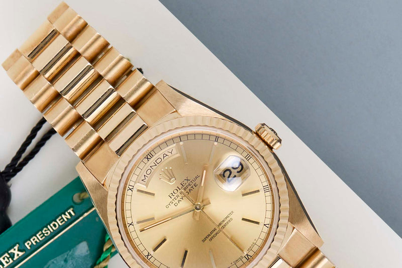 Day-Date 36 'Champagne Dial - President'