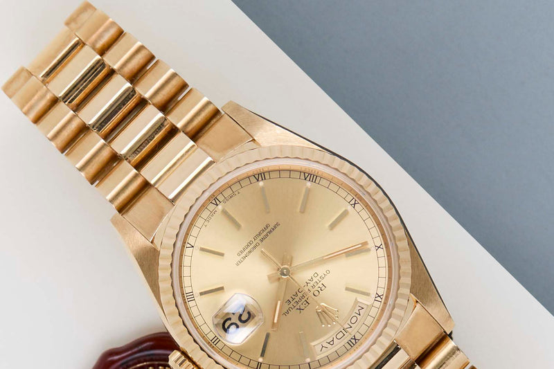 Day-Date 36 'Champagne Dial - President'