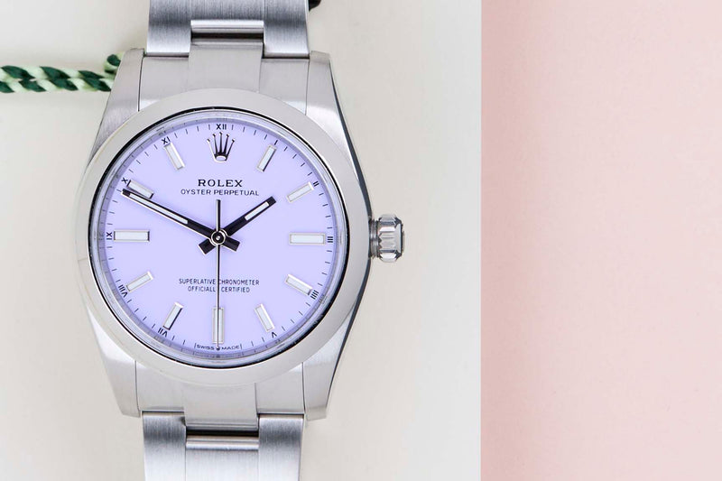 Oyster Perpetual 34 'Lavender Dial'
