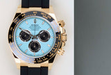 Daytona 'Yellow Gold - Tiffany Blue Dial - Oysterflex'