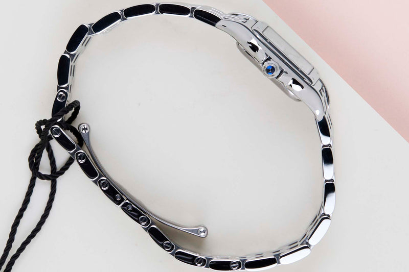Panthere De Cartier Small 'Steel - White Roman Dial'