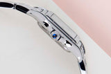 Panthere De Cartier Small 'Steel - White Roman Dial'