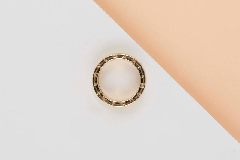 B.Zero 1 Three Band Ring - Yellow Gold - Size 57 - B&P