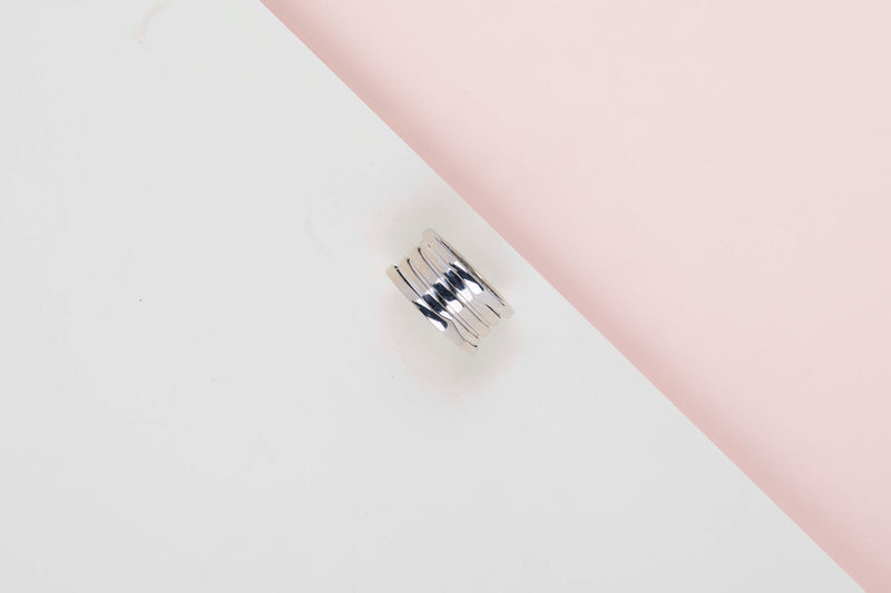 B.Zero 1 Four Band Ring - White Gold - Size 54 - B&P