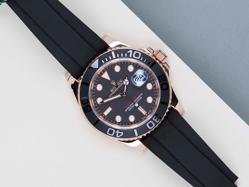 Yacht-Master 40 'Rose Gold - Oysterflex'