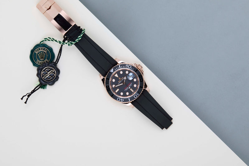 Yacht-Master 40 'Rose Gold - Oysterflex'